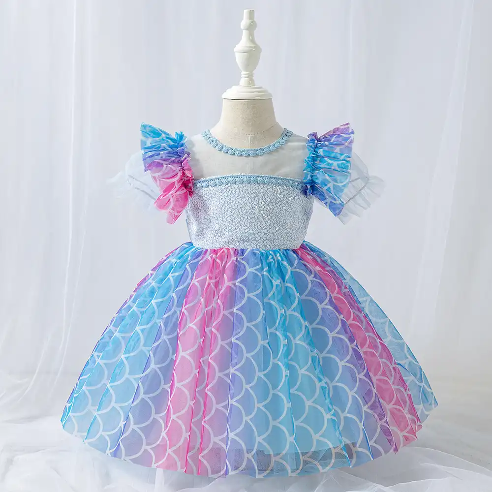 fish dress for baby girl