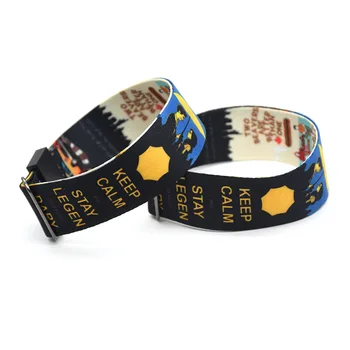 

20pcs HIMYM Wristband Adjustable Ribbon Wristbands 3D Printing How I Met Your Mother Hand Strap Leisure Sport Accessories KB2315