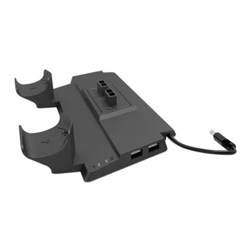 

for PS4 / for Slim / for Pro Universal Host Multifunctional Base Bracket Wireless Handle Contact Type Dual Seat Charging Hub