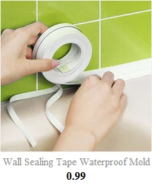 Клейкая лента для уплотнения стен, водонепроницаемая клейкая лента для кухни, ванной комнаты, скрещивающая шов между газовой плитой и столом