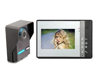 

Yobang Security 7" TFT LCD Color Video Door Phone , Video Doorbell Audio Visual Intercom Monitor with CMOS Camera