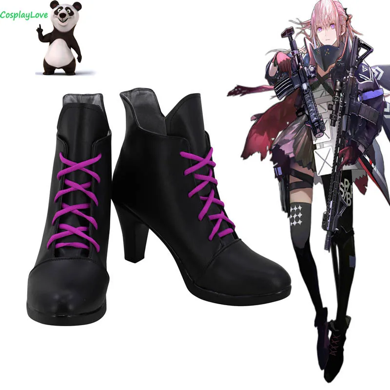 

CosplayLove женские черные ботинки для косплея AR15, длинные кожаные ботинки ручной работы на заказ