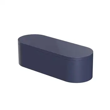 

Household Storage Box Portable Multifunction Dustproof Cosmetic Jewelry Storage Case Sundries Organizer with Lid (Blue)