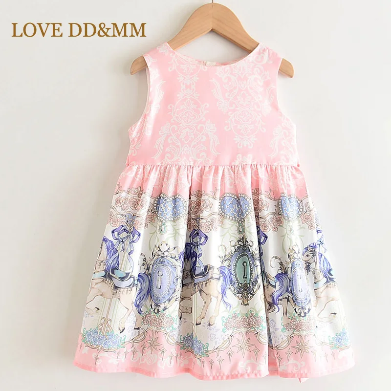 Платья для девочек LOVE DD & MM новая весенняя детская одежда 2020 милое платье без