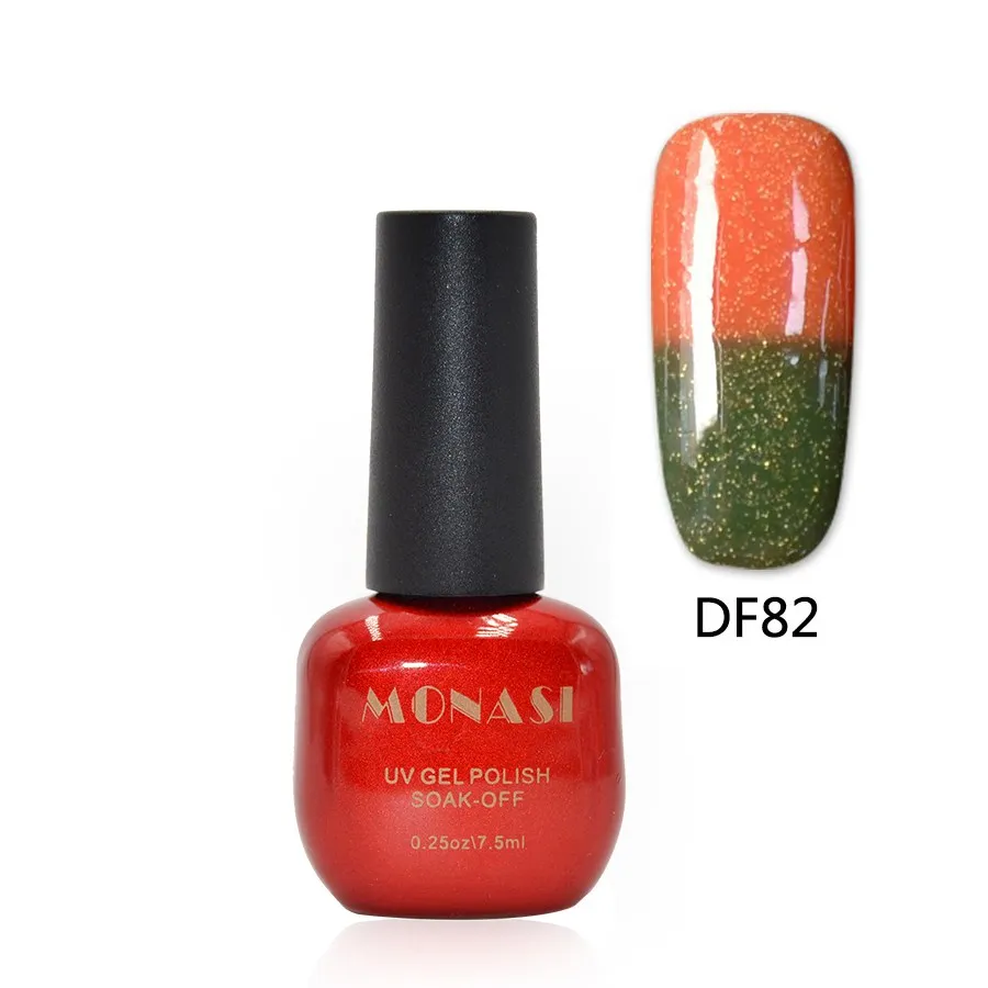 Thermo Varnish Changing Gel Nail Polish Soak Off UV Nail Gel Lacquer UV/LED Gel Temperature Varnish Gel Long Lasting - Цвет: DF82
