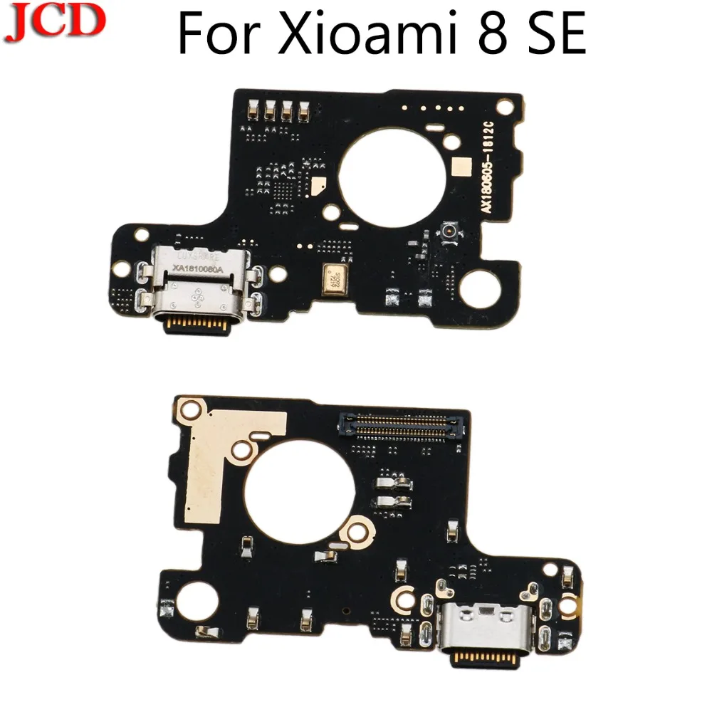 JCD для Xiaomi mi 8SE mi 8se mi 8se 8 SE usb зарядная док-станция разъем плата для зарядки порт гибкий кабель с микрофоном для Xiao mi 8 SE