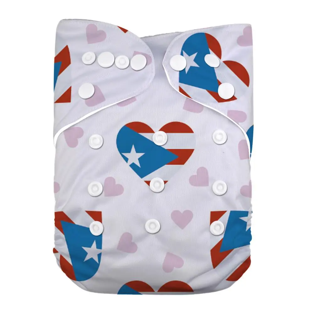 LilBit детский Печатный дизайн многоразовые моющиеся карманные тканевые подгузники - Цвет: BL79