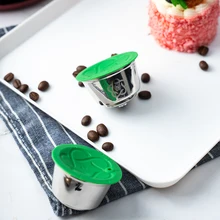 Металлическая многоразовая капсула Dolce Gusto ICafilas Vip Link из нержавеющей стали, совместима с кофеваркой Nescafe, многоразовая