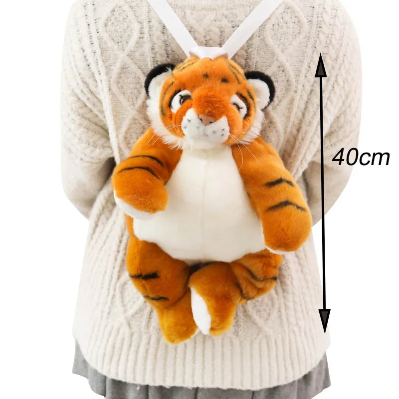 Дропшиппинг плюшевый тигр рюкзак Peluche животные игрушка Тигры детский сад малыш школьная сумка для детей Подарки для детей