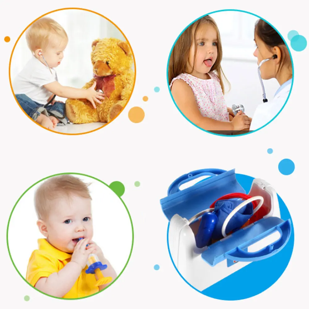 13 шт. ролевые игры эмуляционная игрушка набор Доктор эхометр набор со звуковым светильник обучающие игрушки для детей развивающий интерес