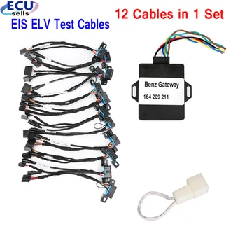 

EIS ELV Test 12 Cables for Mercedes Works Together with VVDI For MB BGA Tool Gateway