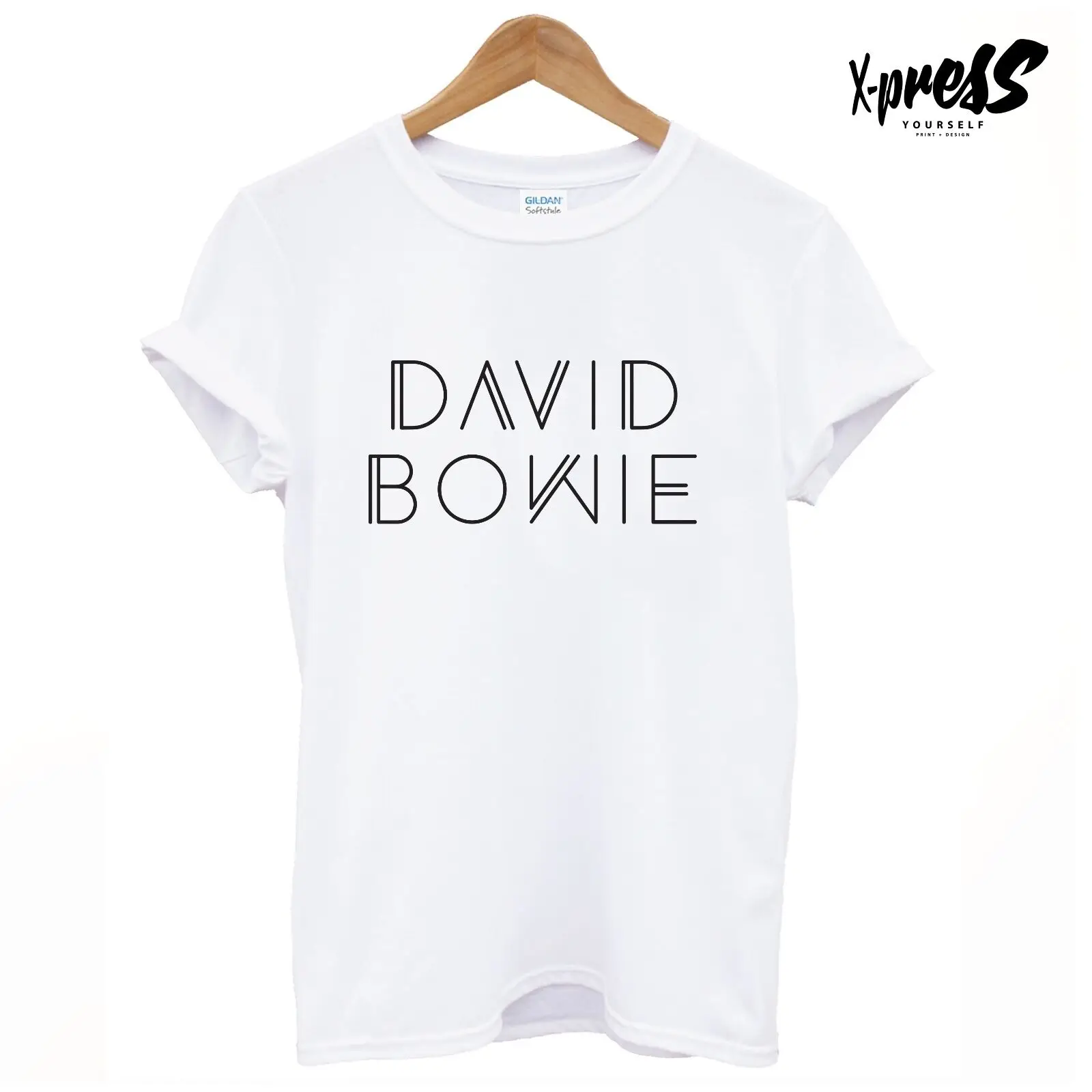 

DAVID BOWIE GRAPHIC PRINT T SHIRT MENS WOMENS UNISEX ICON STAR MAN LEGEND MUSIC