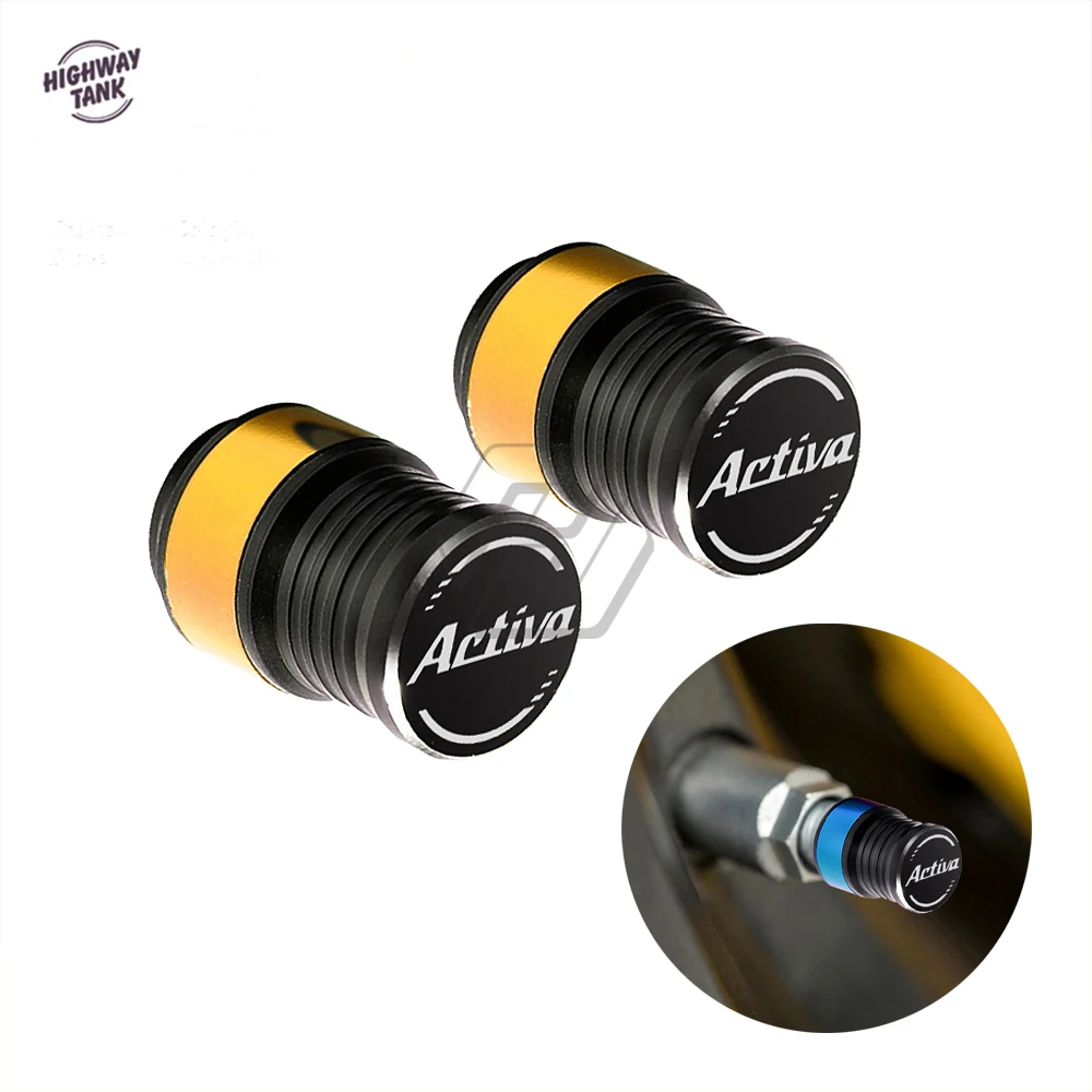 Accessori Moto Custodia Tappi Valvole Pneumatici Per Cerchione Scooter Honda Activa 125