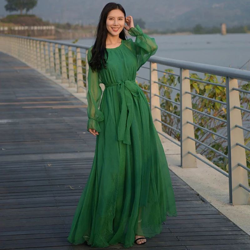 

Boho Maxi Dress Sexy Lady Bohemian Long Dress Women Beach Dresses Female Robes party dresses