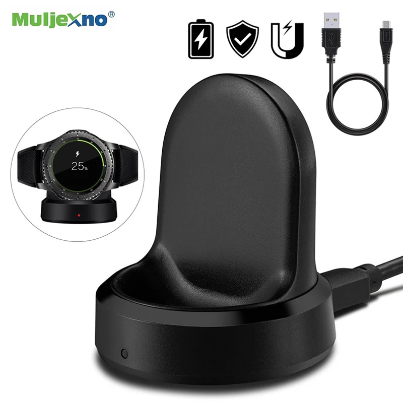 Умные беспроводные Часы зарядное устройство для samsung Galaxy Watch 42 46 мм зарядное устройство база для Galaxy gear S2 S3 Ticwatch Moto 360 1 2