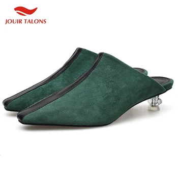 

Brand New Sexy Short Heels Women Shoes Summer Slip On Mules Woman Pumps