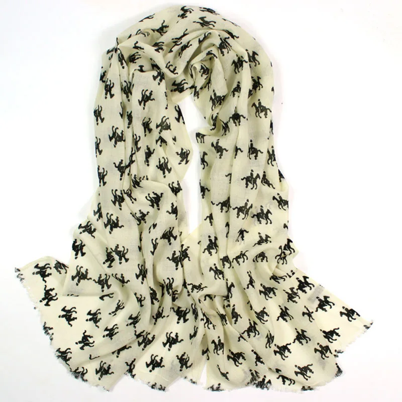

Fashion Winter women scarf wool shawls Cashmere wraps lady Equestrian stoles long cashmere pashmina foulard head scarves