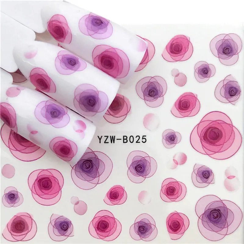 Newest DIY Nail Sticker 10PCS Nail Applique Adhesive Flower Rattan Nail Sticker Lace Design Nail Paste