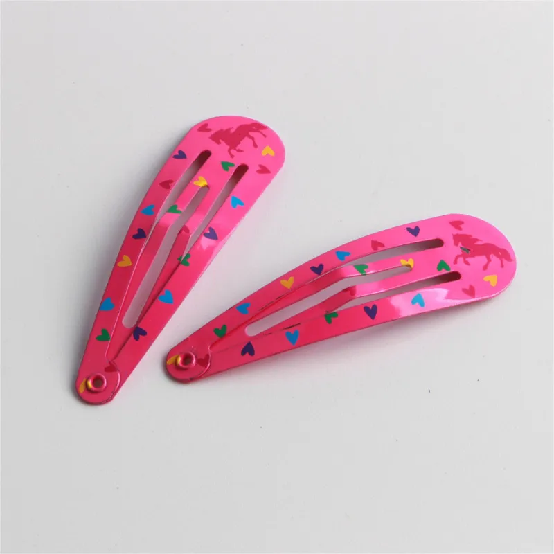 20/40 Pcs/Lot Hair Clips Candy Color Dripping Hair Clip Princess Barrette Korean Hairclip Cartoon Headdress Hairpins for Girls