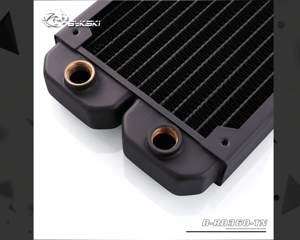 Bykski B-RD360-TN, 360mm Single Row Radiators, 29mm Thickness, Standard Water Cooling Radiators , Suitable For 120*120mm Fans  