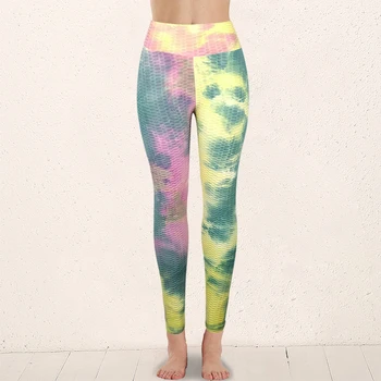 

Summer Running Tie-dye Sport Trouser New Women's High Waisted Leggings Slimming Scrunch Butt Lift Yoga Pants High Waist
