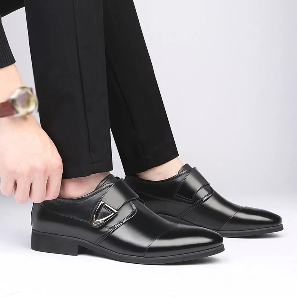 

Leather Men Dressing Shoes Luxury Brand Mens High Quality PuLeather Loafers Breathable Slip on Driving Shoes Size 39-44