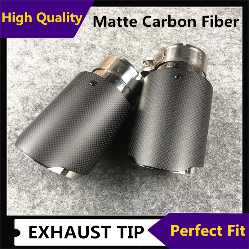 Высококачественный матовый автомобильный наконечник для выхлопной трубы из