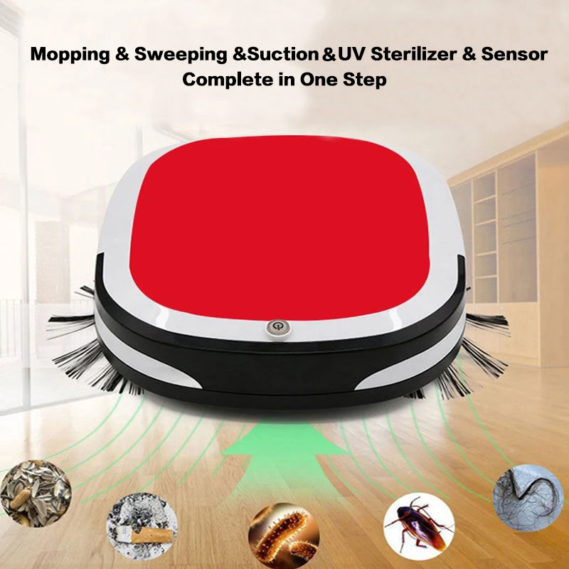 

Hot Rechargeable Smart Vacuum Cleaner Robot 3200PA Mopping Sweeping Suction Cordless Auto Dust Sweeper Machine for Home Cleaning