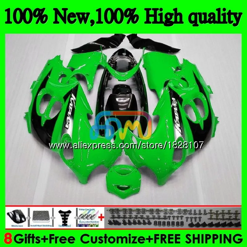 Корпус для SUZUKI Катана, зеленого и черного цвета GSXF 600 750 GSXF600 98 99 00 01 02 33BS. 2 GSX750F GSXF750 1998 1999 2000 2001 2002 обтекатель