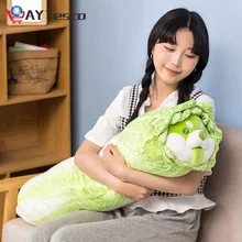 Oreiller de poupée fait à la main, dessin animé mignon, Style japonais, modèle de chiot de chou, décoration de poupée végétale, jouets fidget
