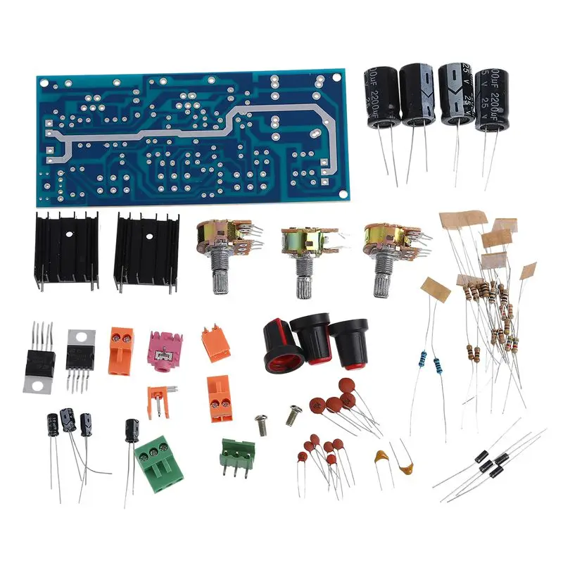 1x2x18 Вт TDA2030A 2,0 двойной трек TDA2030A аудио усилитель плата модуль DIY Kit