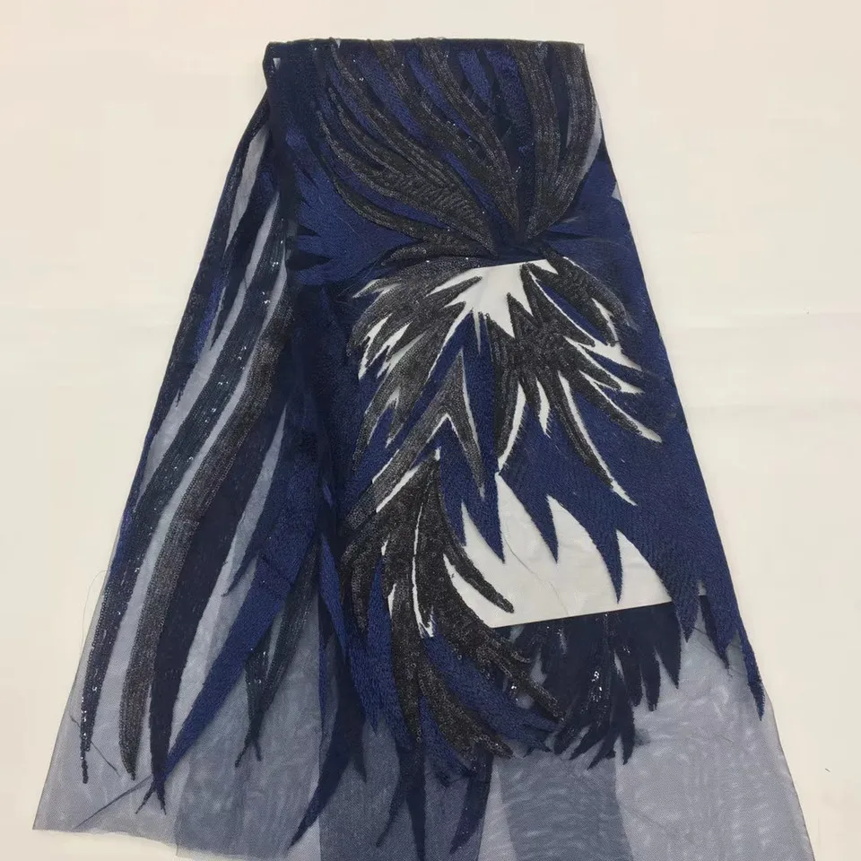 

Новинка 2022, французская кружевная ткань с блестками, Нигерия, Высококачественная африканская кружевная ткань с вышивкой, свадебная французская Тюлевая кружевная ткань XX39021