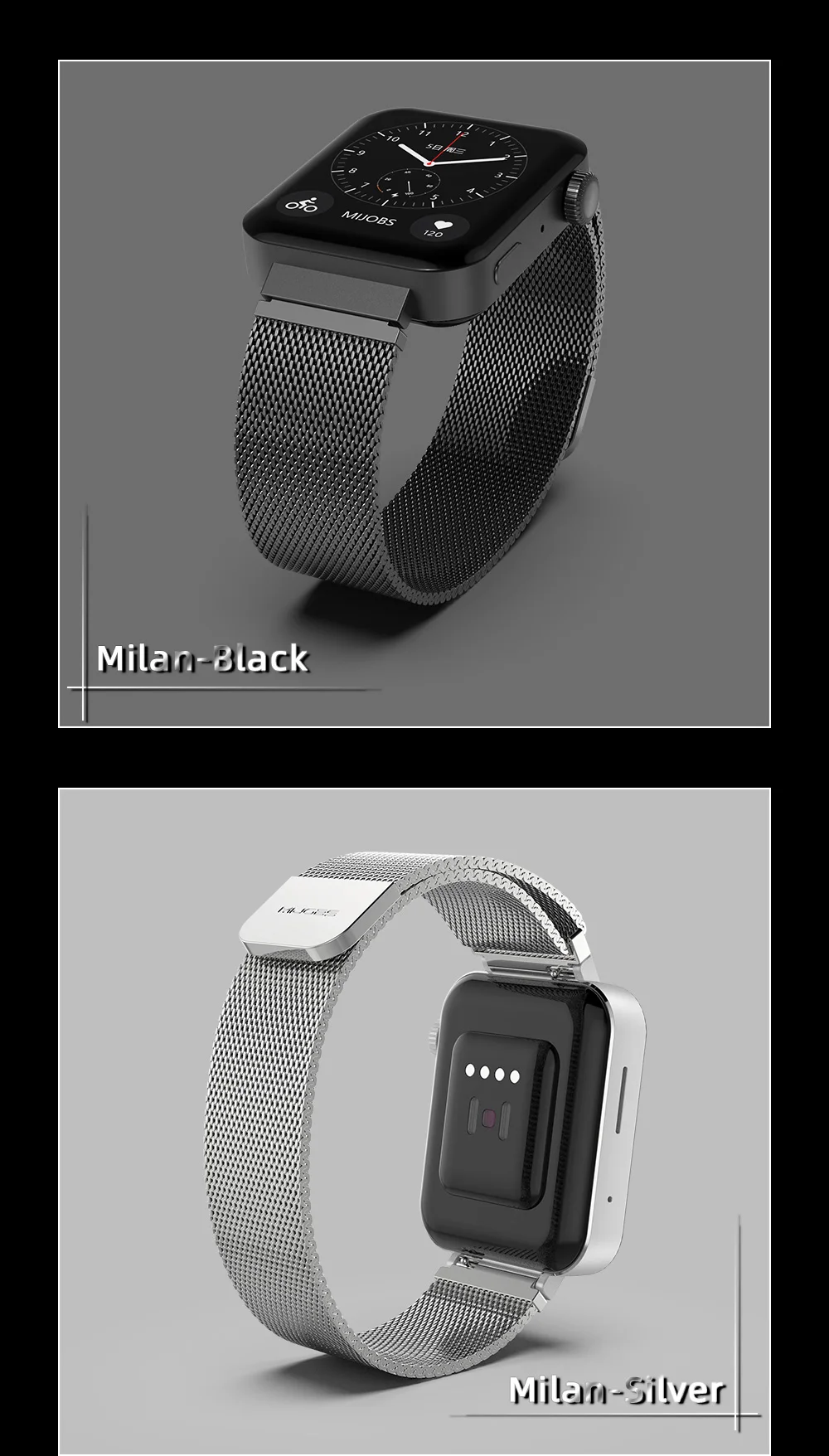 Металлический ремешок для Xiaomi mi наручных часов, браслет из нержавеющей стали, Смарт-часы, ремешок для Xiao mi watch, браслет, наручный браслет, аксессуары