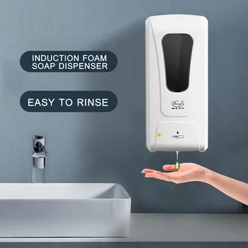 

1000ML Touchless Hand Disinfection Machine Automatic Soap Dispenser Wall-mounted Sensor Mist Spray Hand Sanitizer