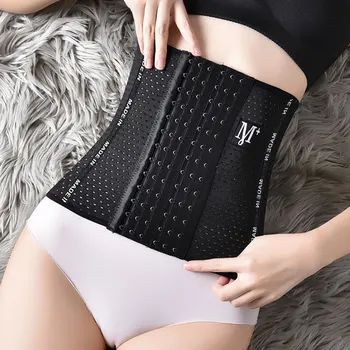 

Women Waist Trainer Elastic Adjustable Wide Corset Belt Slimming Underwear Breathable Corset Girdle Body Shaper Cummerbund