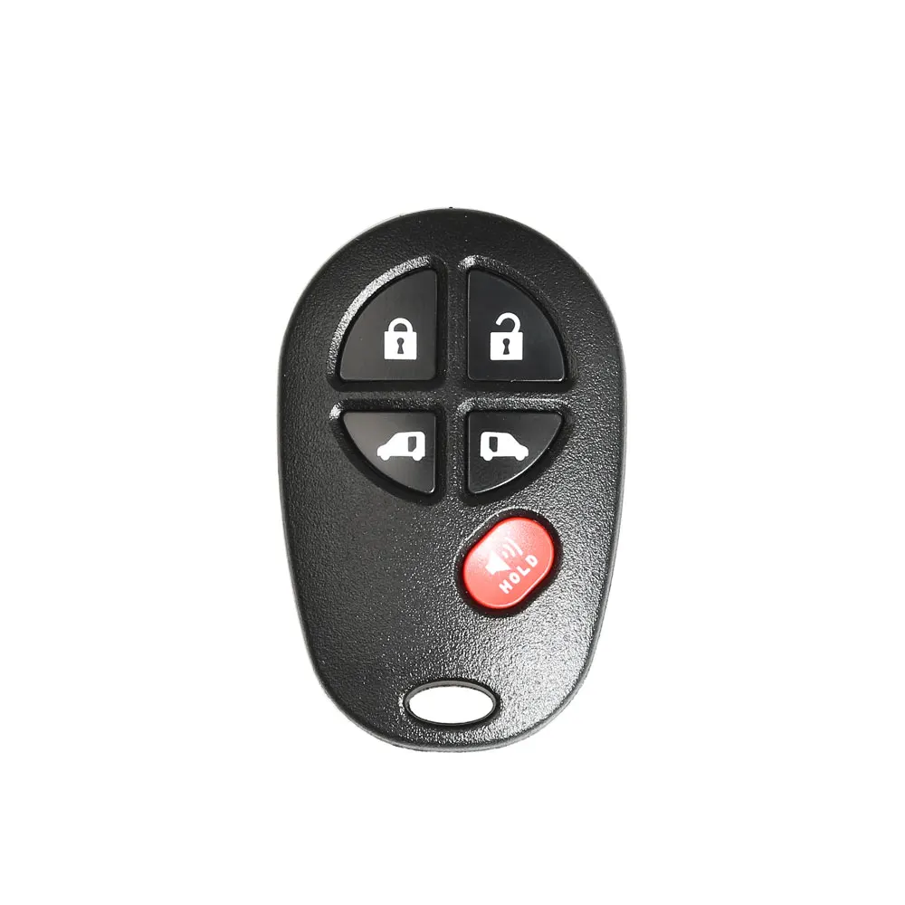 XHORSE XKTO08EN Wire Universal Remote Key 5 Buttons for VVDI Key Tool English Version One Piece (1)