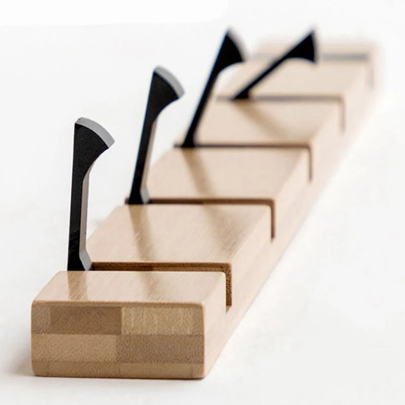 Wood Wall Hanger Vintage Hooks Hanger Holder Clothes Storage Hook Wall Hanging Hanger Home Decor Hanger Coat Hooks Rack