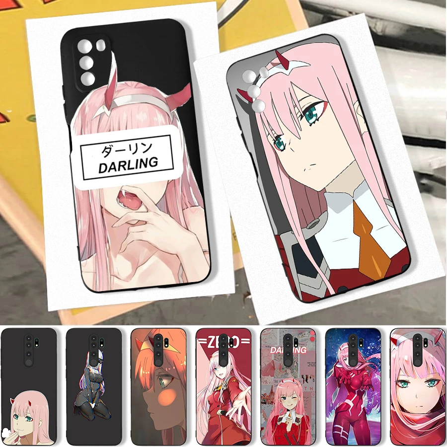 Anime 02 Darling Cute Phone Case for Xiaomi Redmi Note 10 Pro 9 9C 9A POCO M3 X3 F3 Cover Shell | Мобильные телефоны и