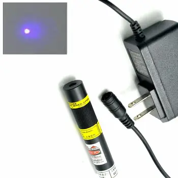 

Focusable 405nm 300mW 16x68mm DOT Blue/Violet Laser Module Diode w/ 5V Adapter
