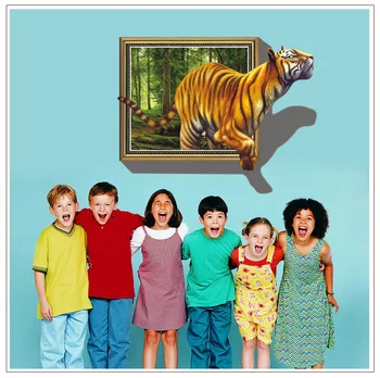 

Extra Large Tiger Effect Wall Sticker Removable Wall Sticker