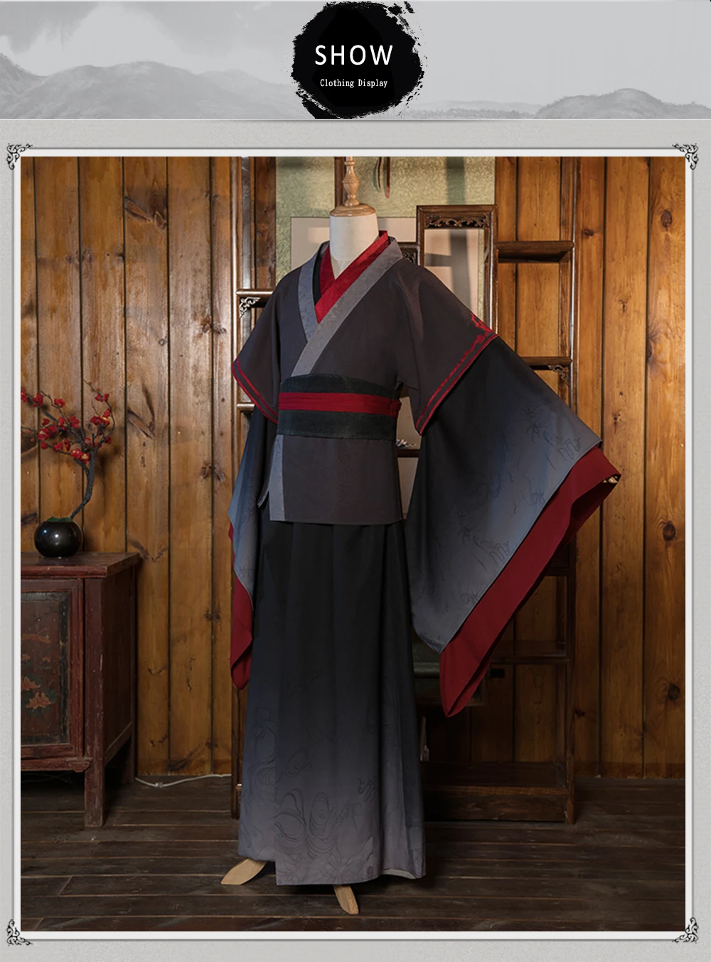 Wei Wuxian Косплей Костюм Mo Xuanyu аниме Grandmaster of Demonic культивирование Косплей Mo Dao Zu Shi костюм для мужчин