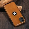 Solid Color PU Leather Phone Case For iPhone 12Pro 11 12 Pro Max XR XS Max X 7 8 6 Plus 12Mini 11Pro Max 11 Slim Soft Back Cover ► Photo 3/6