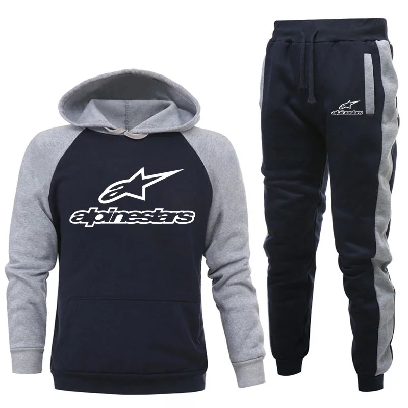 New Two Pieces Set Fashion Hooded Sweatshirts Sportswear Men Tracksuit Hoodie Autumn Brand Clothes Hoodies+Pants Men Sets New Two Pieces Set Fashion Hooded Sweatshirts Sportswear Men Tracksuit Hoodie Autumn Brand Clothes Hoodies+Pants Men Sets
