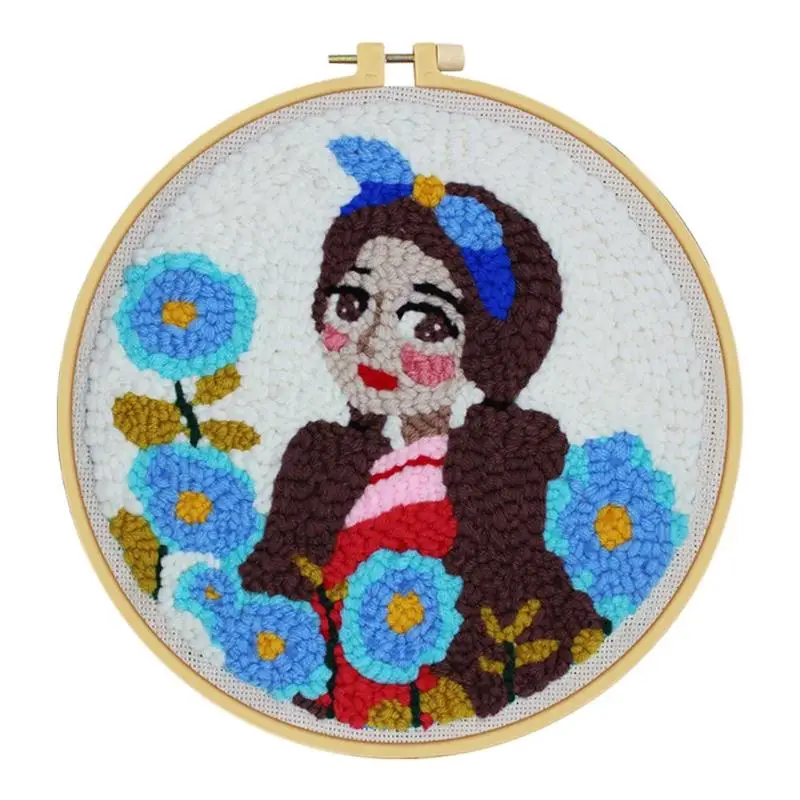 Cartoon Owl Cross Stitch Kit Embroidery Needlework for Beginner Sewing Tool - Цвет: D