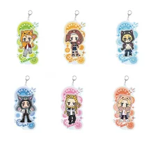 

Anime Tokyo Revengers Baji Draken Chifuyu Mitsuya Takemichi Cosplay PVC Figure Pendant Keychain Keyring Figure Kids Toy 560