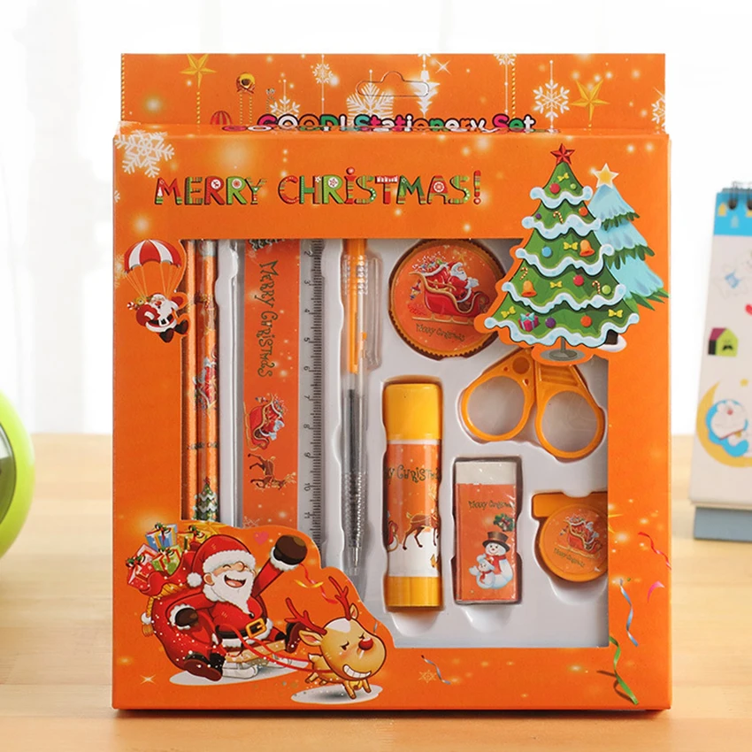 Christmas Portable 6-Piece Set of Primary School Stationery Gift Box Set  Children's Christmas Learning Gift Award Christmas Stationery Set - China  Christmas and Christmas Stationery Set price