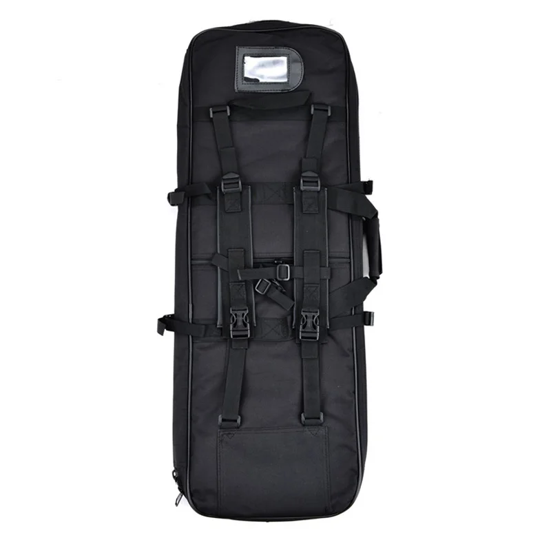 Black 118cm Тактический Открытый спортивный наплечный рюкзак 81 см нейлоновая сумка для охотничьего ружья военный страйкбол Wargame винтовка пистолет чехол для переноски - Цвет: Black 118cm