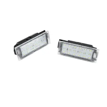 

White License Plate Light No Error For Smart Fortwo Forfour Lights 415 LED