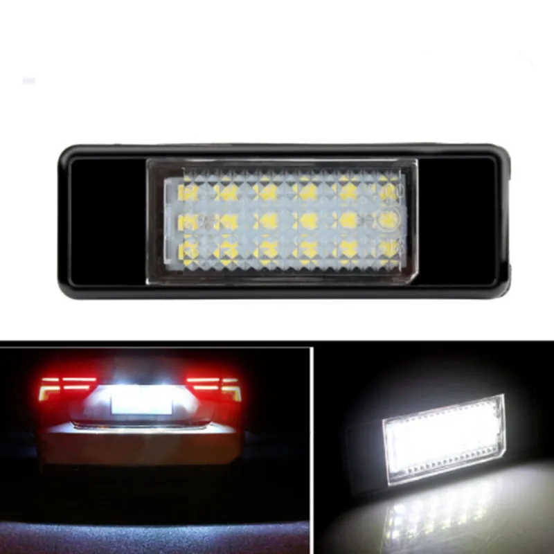 2 шт. 18 светодиодный фонарь освещения номерного знака Лампа для peugeot 207 307 308 Citroen Berlingo 2004-2009 C3 C4 C5 C6 5D