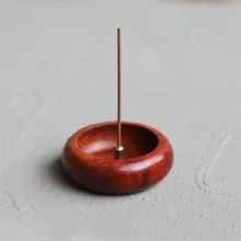 Форма чаши простой ладан горелки изысканный курильщик деревянные подставки для ароматерапии база подставка для ароматических палочек ремесла украшения дома